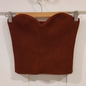ARITZIA BABATON | Sculpt Knit Sweetheart Tube Top Medium